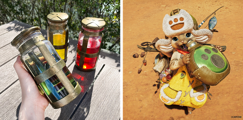 モンスターハンターワイルズ』より、ハンターとオトモアイルーが愛用 
