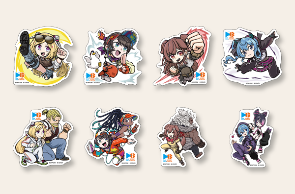 カプコンカフェ ストリートファイター6×ホロライブ第2弾 BIGステッカー