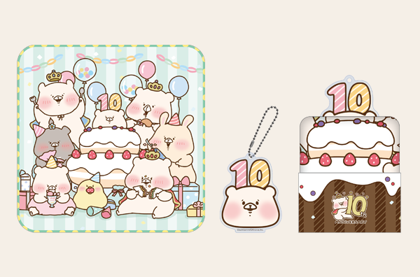 カップケーキタオル