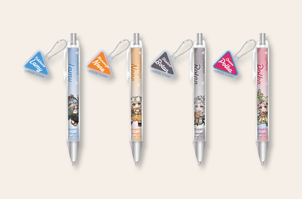 チャーム付きボールペン