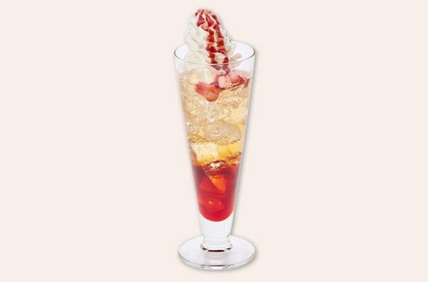 御剣怜侍のストロベリーティーソーダ