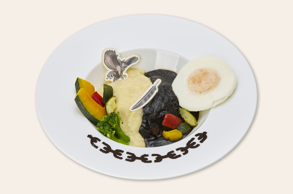 夕神迅の法廷の暗黒騎士の黒白カレー