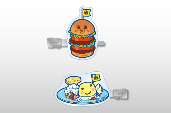 前髪クリップセット(ききっちメニュー&まるっちメニュー)