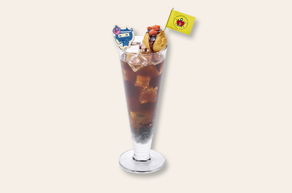 【復刻】ござるっちのたこやきやさん特製　ソースたっぷりたこやきコーラ！？