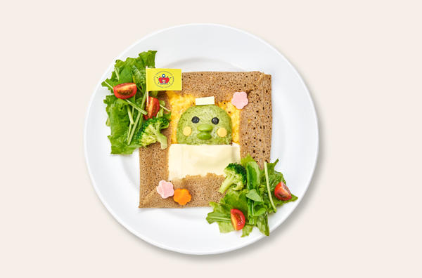 くちぱっちのガレットやさんの温泉ハンバーグガレット