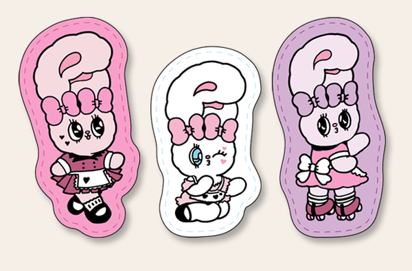 ぷっくりワッペンバッジ