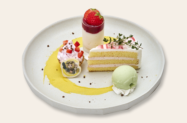 タメたあとのご褒美いちごスイーツプレート