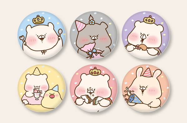 ふわふわ缶バッジ(トレーディング)