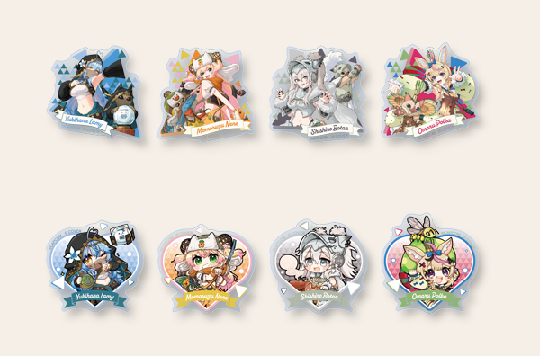 トレーディングアクリルバッジ