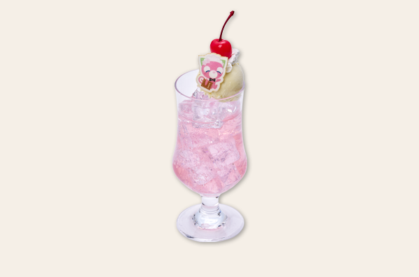 サクラの桜ソーダフロート