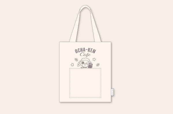 カプコンカフェ×お茶犬 ぬいポケット付きトートバッグ