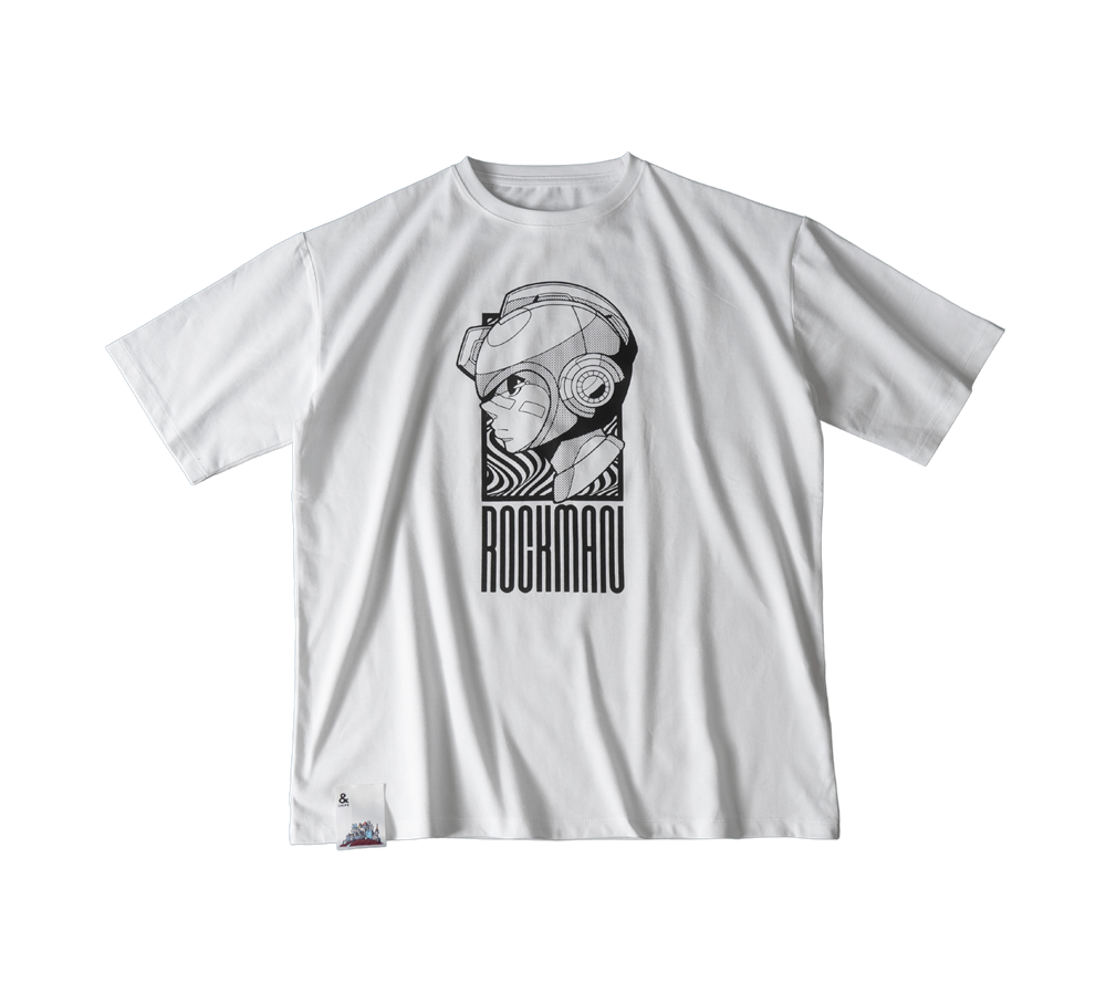 【& CHIPS】24 COLLECTION × ロックマンTシャツ（White）