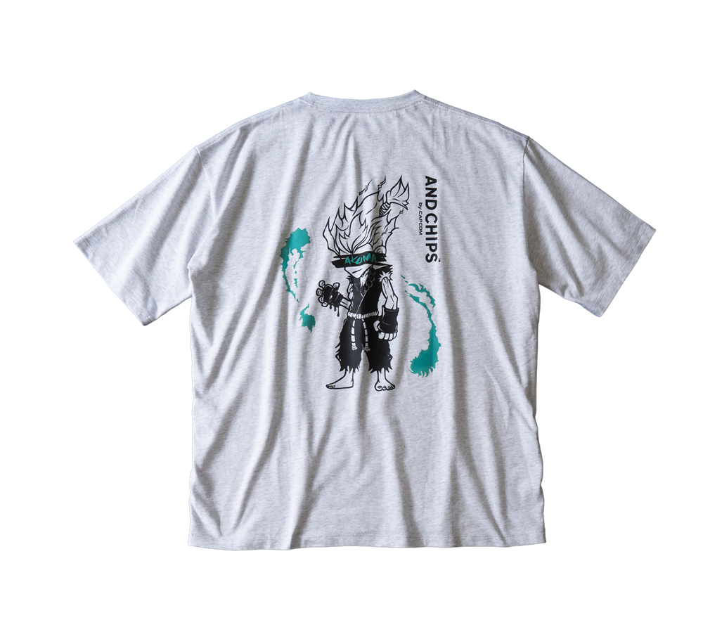 【& CHIPS】06 COLLECTION × ストリートファイターTシャツ（Ash）