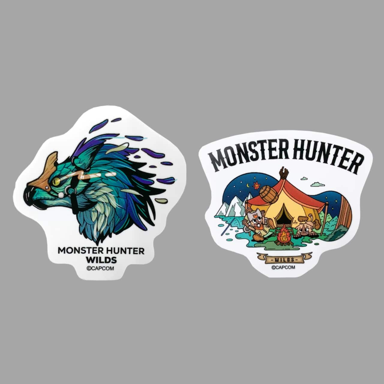 【& CHIPS】CAPCOM STORE AND CHIPS MONSTER HUNTER by NIKO24＆ROKU ダイカットステッカー