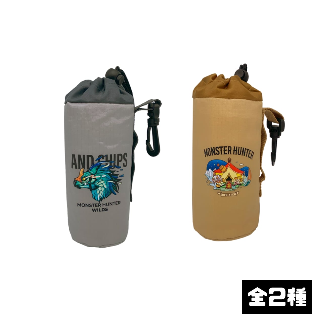 【& CHIPS】CAPCOM STORE AND CHIPS MONSTER HUNTER ボトルホルダー
