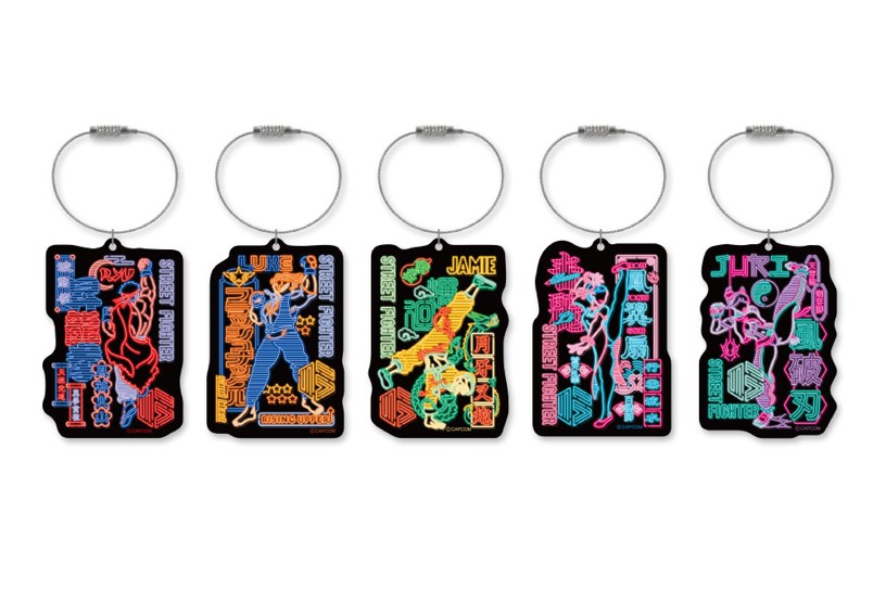STREET FIGHTER 6 Neon Design アクリルキーホルダー
