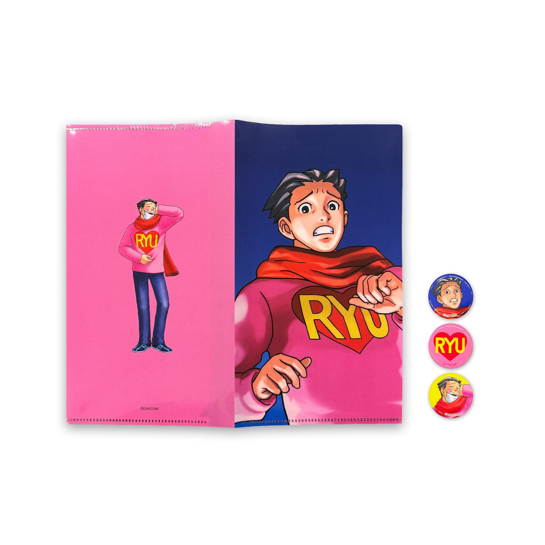 逆転裁判3 思い出の逆転シリーズ ミニバッジ付きマスクケース