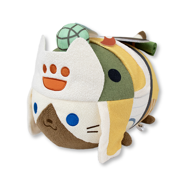 カプころん BIGぬいぐるみ (モンハンワイルズ アイルー)