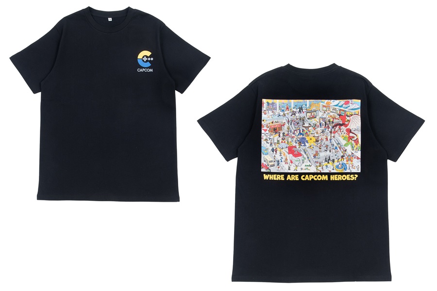 WHERE ARE CAPCOM HEROES？ Tシャツ Black