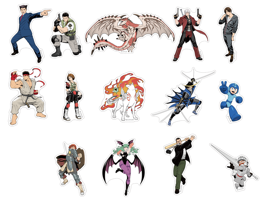 CAPCOM STORE メインビジュアル ダイカットステッカー