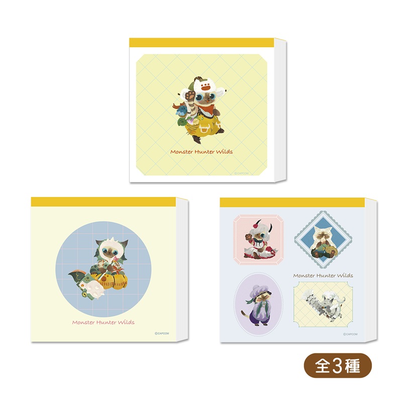 ボクも行く！オトモアイルーコレクション　スクエアメモ