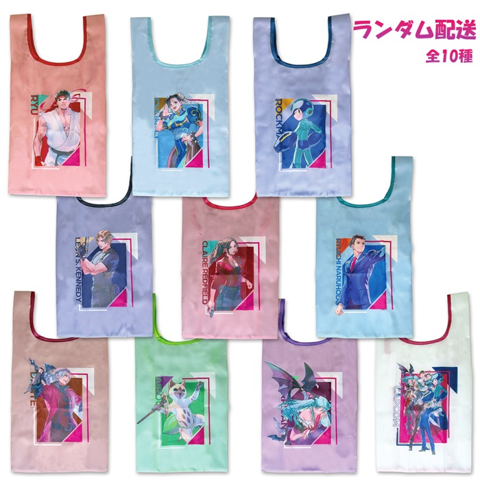 ALL CAPCOM – Artworks by 実田千聖　トレーディング エコバッグ