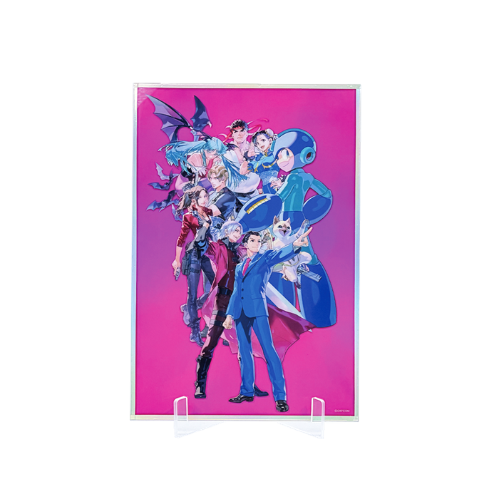 ALL CAPCOM – Artworks by 実田千聖　アクリル色紙