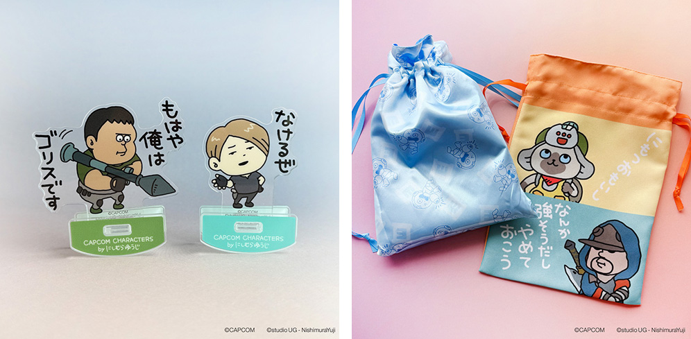 Yuji Nishimura × Capcom Characters Collaboration Goods