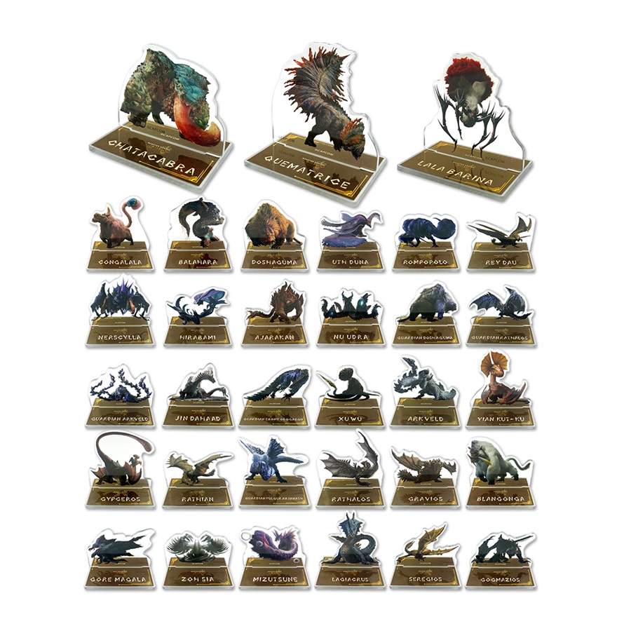 モンスターハンターワイルズ モンスターアクリルスタンド