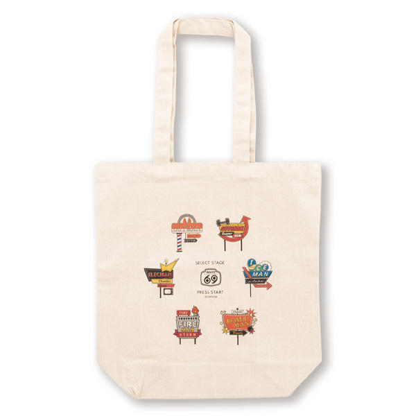 【CAPCOM CREATORS LABEL】Retro Style Design × ROCKMAN トートバック