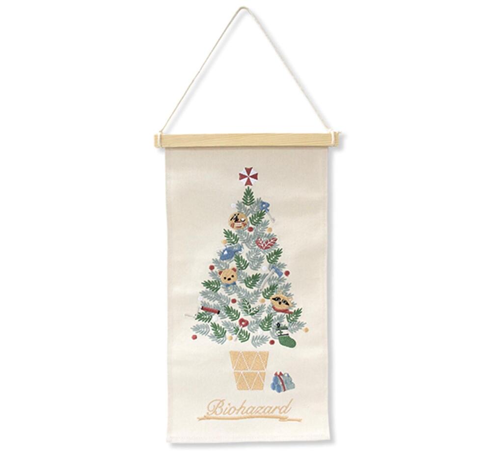 CAPCOM STORE バイオハザード 刺繍クリスマスタペストリー