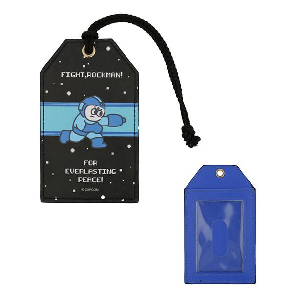 CAPCOM STORE  Fighting! ROCKMAN!  ラゲッジタグ(ロックマン)