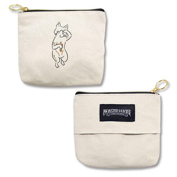 CAPCOM STORE モンスターハンターワールド：アイスボーン HUNTER’S CAMP ティッシュポーチ(アイルー)