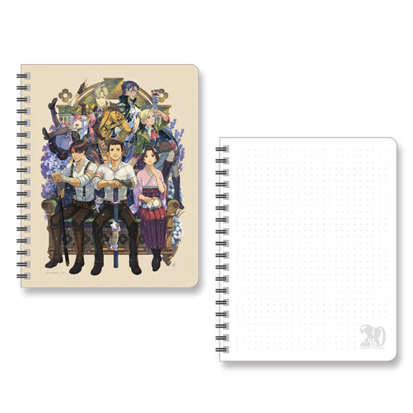 逆転裁判 20周年「塗和也」描き下ろし リングノート