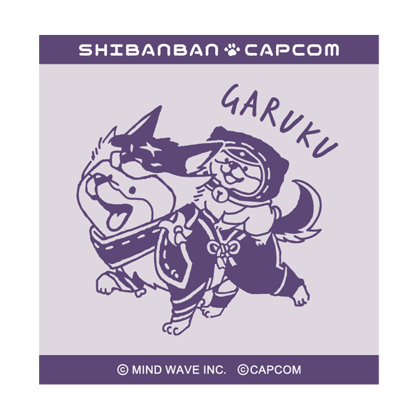 しばんばん×CAPCOM ジャガードハンドタオル(ガルク)