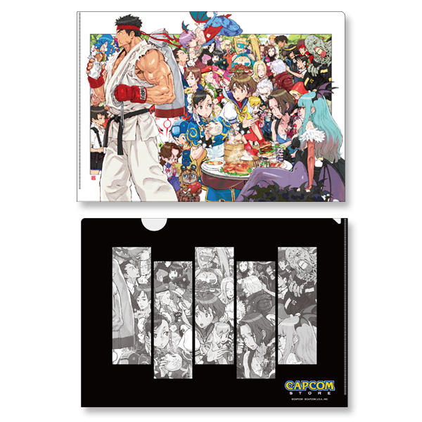 CAPCOM STORE 「西村キヌ」描き下ろし クリアファイル