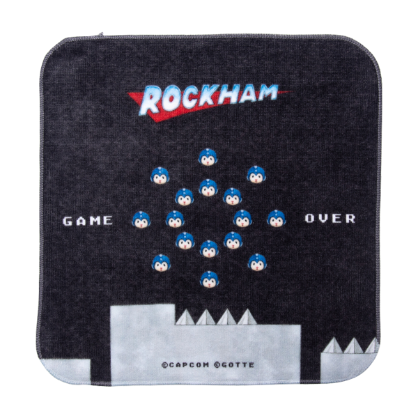 助六の日常×ロックマン ハンドタオル(ティウンティウン)