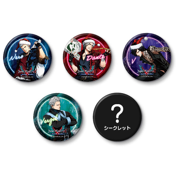 DMC5 Special Edition × CAPCOM STORE Xmas トレーディング缶バッジ