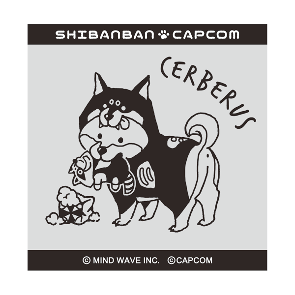 しばんばん×CAPCOM ジャガードハンドタオル(ケルベロス)