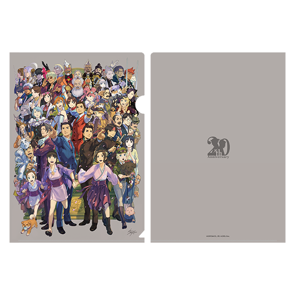 逆転裁判 20周年「塗和也」描き下ろし第二弾 クリアファイル