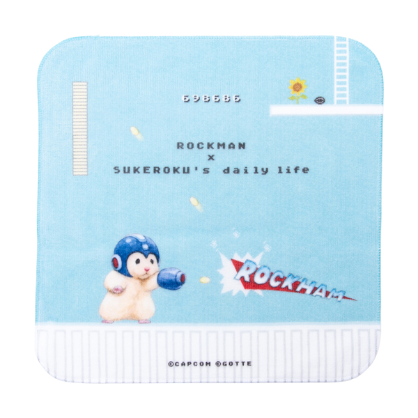 助六の日常×ロックマン ハンドタオル(ROCKHAM)