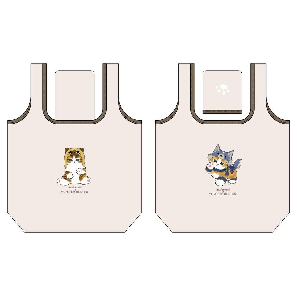 モンスターハンター×mofusand エコバッグ(アイルー＆ガルク)