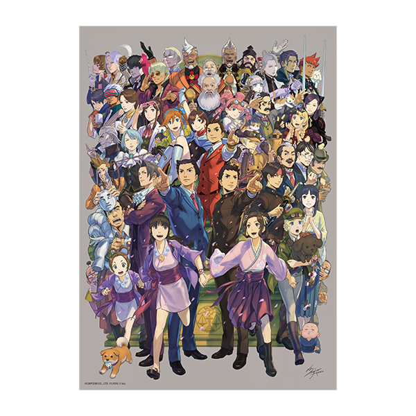 逆転裁判 20周年「塗和也」描き下ろし第二弾 マルチクロス