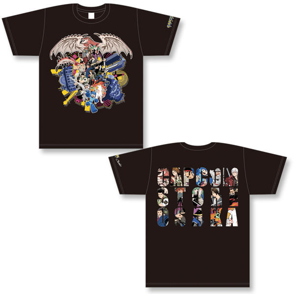 CAPCOM STORE OSAKA メインビジュアルフルカラーTシャツ