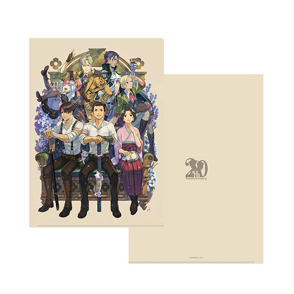 逆転裁判 20周年「塗和也」描き下ろし クリアファイル