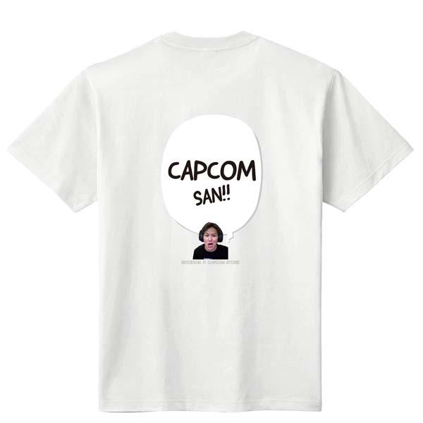EIKO!GO!! CAPCOM SAN!! Tシャツ(ホワイト)