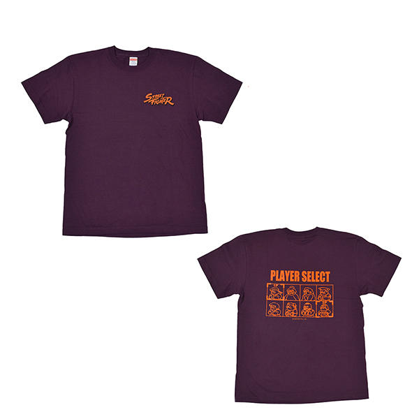 CAPCOM STORE Fighting! STREET FIGHTER Tシャツ(セレクト画面)