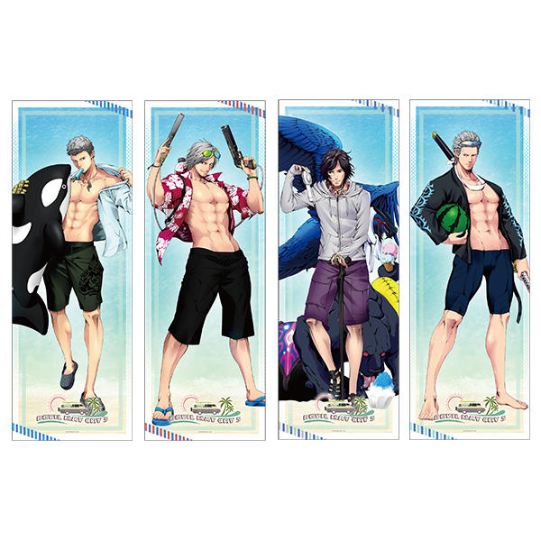 CAPCOM STORE DMC5 Enjoy! Summer! トレーディングクリアポスター