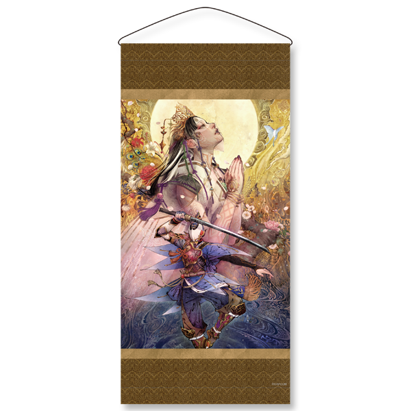 CAPCOM STORE 祇：Path of the Goddess ミニタペストリー 宵月夜之祈り