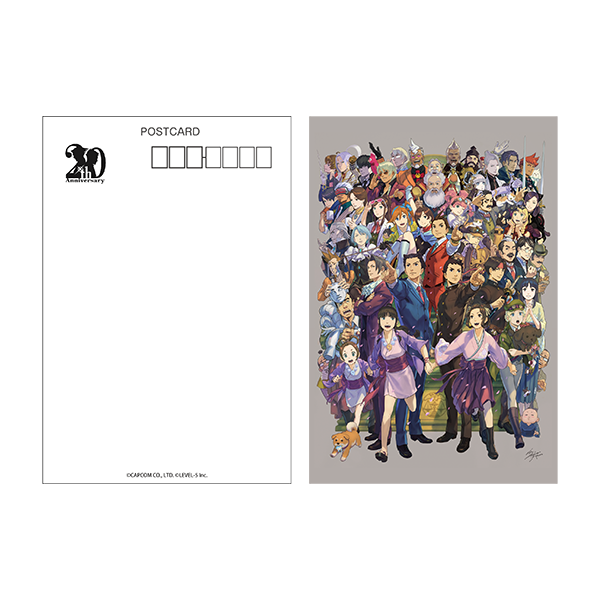 逆転裁判 20周年「塗和也」描き下ろし第二弾 ポストカード